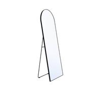 sweeek - Miroir sur Pied en Aluminium 60 x 165 x 2.8 cm Noir - Justin