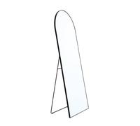 sweeek - Miroir sur Pied en Aluminium 80 x 200 x 2.8 cm Noir - Justin