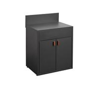 sweeek - Module de cuisine extérieure acier 2 portes L80cm THIRA