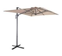 sweeek | Parasol déporté rectangulaire 2x3m - Antibes - Beige - Parasol excentré inclinable rabattable et rotatif à 360° Beige G