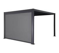 sweeek Pergola bioclimatique aluminium et acier 3x4m lames orientables + store 3m PALACE anthracite Anthracite G