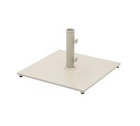 sweeek - Pied carré en Acier Beige pour Parasol à mât Central - Terra