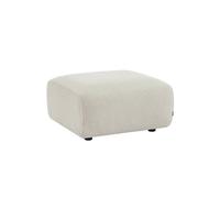 sweeek - Pouf repose-pieds pour canapé 2 places Wallas bouclette WALLAS