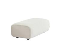 sweeek - Pouf repose-pieds pour canapé d'angle 3 places Wallas bouclette WALLAS