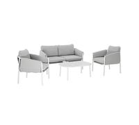 sweeek - Salon de jardin acier 4 places KYO