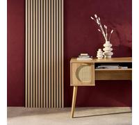 sweeek - Set de 2 Panneaux muraux acoustiques décoratifs en Feutrine et MDF chêne 60x120cm - Kyoto