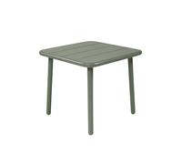 sweeek - Table Basse de Jardin carrée Acier 45cm Kaki - Amélia
