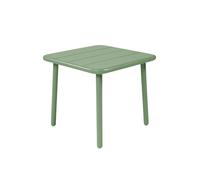 sweeek - Table Basse de Jardin carrée Acier 45cm Vert - Amélia