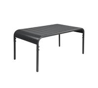 sweeek - Table Basse de Jardin rectangulaire Acier 90cm Anthracite - Amélia