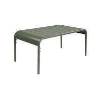 sweeek - Table Basse de Jardin rectangulaire Acier 90cm Kaki - Amélia