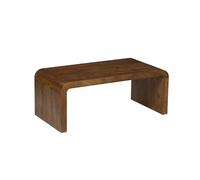 sweeek - Table Basse rectangulaire en Bois de manguier Massif 100cm Noyer