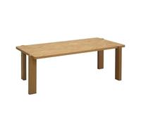 sweeek - Table basse vintage rectangulaire décor bois plateau effet chevrons ZALA