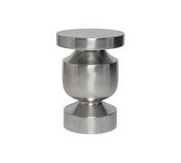 sweeek - Table d'appoint. Bout de canapé. Table de Chevet Acier Inoxydable chromé - Alma. Ø30.5 x H 43.5cm