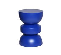 sweeek - Table d'appoint. Bout de canapé. Table de Chevet en métal. Bleu. Assa. Ø32 x H 43.5cm