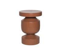 sweeek - Table d'appoint. Bout de canapé. Table de Chevet en métal Coloris Terracotta. Alma. Ø30.5 x H 43.5cm