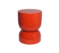 sweeek - Table d'appoint. Bout de canapé. Table de Chevet en métal Effet Glassy Orange Madi Ø32 x H 42cm