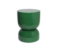 sweeek - Table d'appoint. Bout de canapé. Table de Chevet en métal Effet Glassy Vert foncé Madi Ø32 x H 42cm