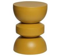 Alice's Home - Table d'appoint. Bout de canapé. Table de Chevet en métal. Moutarde. Assa. Ø32 x H 44.5cm