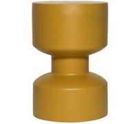 Table d'appoint bout de canapé table de chevet en métal moutarde Aya Ø30 x H 47cm