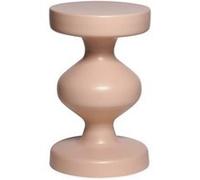 Table d'appoint bout de canapé table de chevet en métal rose Hawa Ø295 x H 47cm