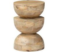 sweeek Table d'appoint bout de canapé table de chevet tabouret en bois de manguier Naturel Sita Ø30 x H 45cm Bois G