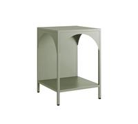 sweeek - Table de Chevet. Table d'appoint en Acier Vert