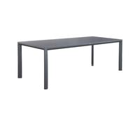 sweeek - Table de Jardin Anthracite Sacramento Aluminium. 8 Places. 220 x 100 x 75 cm