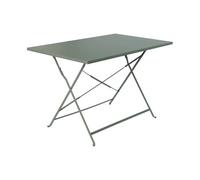 sweeek - Table de Jardin bistrot rectangulaire Pliable métal 110 x 70cm. 4 Places