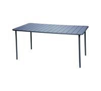 Table de jardin métal 6-8 places. marine. Amelia. 160x90xH72.5cm
