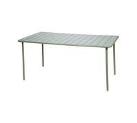 sweeek - Table de Jardin métal 6-8 Places. Vert. Amelia. 160x90xH72.5cm