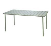 Table de jardin - SWEEEK - Amelia - 6-8 places - Acier - Vert - Rectangulaire
