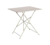 sweeek - Table Jardin bistrot carrée Pliable 70x70cm. 2 Places en Acier thermolaqué