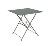 sweeek - Table Jardin bistrot carrée Pliable 70x70cm. 2 Places en Acier thermolaqué