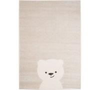 Tapis intérieur enfant beige crème petit ourson elliot beige 120X170