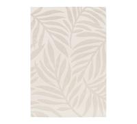 Tapis intérieur/extérieur motif végétal beige polyester recyclé Kate 160x230cm