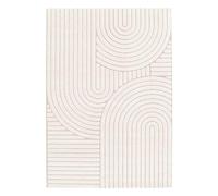 sweeek - Tapis intérieur Motif Ethnique Arches 160x230cm. Poils Ras. Beige et crème