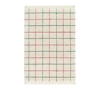 Tapis intérieur shaggy motif quadrillage multicolore avec franges Edward 120x170cm