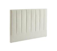 Tête de lit pour lit double 140cm revêtement tissu beige - Cole 150cm