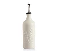 Sweejar Home Flacon distributeur d'huile d'olive en céramique, 570 ml, opaque, protège l'huile pour réduire l'oxydation, convient pour le stockage de l'huile, du vinaigre, de la sauce soja, du sirop