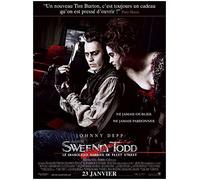 SWEENEY TODD Affiche Cinéma Originale (Format 160x120 cm pliée) TIM BURTON Johnny Depp