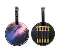 Sweeping on The Fly Sac de rangement pour tee de golf Noir Imprimé - Design portable, facile à organiser