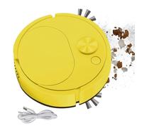 Sweeping Robot Mop - 3-In-1 Ultra-Thin Auto Vacuum Cleaner Robotic | Vacuum Cleaner Anti-Fall Mute Robot Mop with Obstacle Avoidance System, Usb Charging for Hotel Pet Floor Carpet Hair Hard