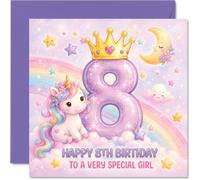 Sweet 8th Birthday Card Sprinkle of Magic