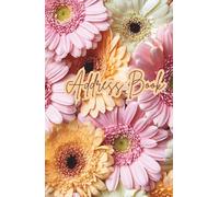 Sweet Address Book with Phone and Password Sections with Alphabetical Tabs: Large Print Password Book, A5, Floral Design