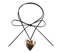 Sweet And Cool Jewelry Novel Simple Love Pendentif Chaîne de clavicule de couleur réglable Corde de couleur réglable Collier de clavicule Chaîne de couleur réglable