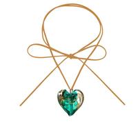 Sweet And Cool Jewelry Novel Simple Love Pendentif Chaîne de clavicule de couleur réglable Corde de couleur réglable Collier de clavicule Chaîne de couleur réglable