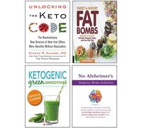 Sweet and Savory Fat Bombs, Ketogenic Green Smoothies, No Alzheimer's Smarter Brain Keto Solution, Unlocking the Keto Code [Hardcover] 4 Books Collection Set - Martina Slajerova