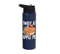 Sweet as Apple Pie Stainless Steel Insulated Water Bottle