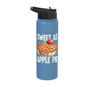 Sweet as Apple Pie Stainless Steel Insulated Water Bottle