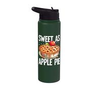 Sweet as Apple Pie Stainless Steel Insulated Water Bottle